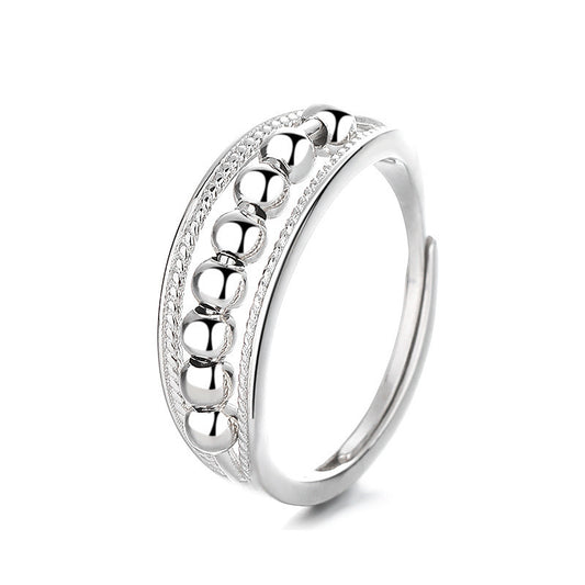 925 STERLING SILVER SOLARA SLIDING FIDGET RING