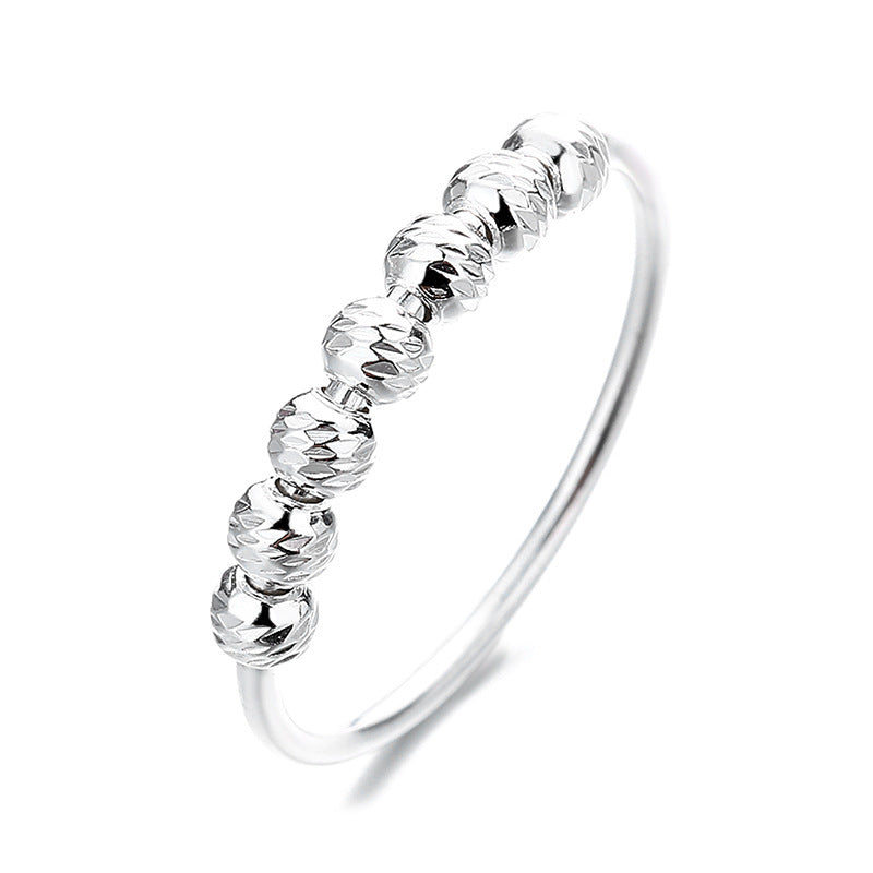 AURA BEADED SLIDING FIDGET RING