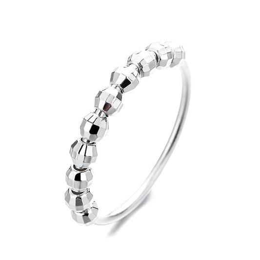 ARIA BEADED SLIDING FIDGET RING