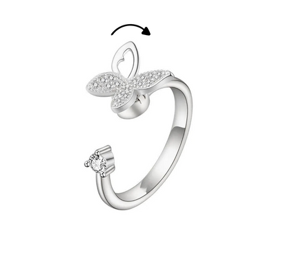 BUTTERFLY SPINNING FIDGET RING